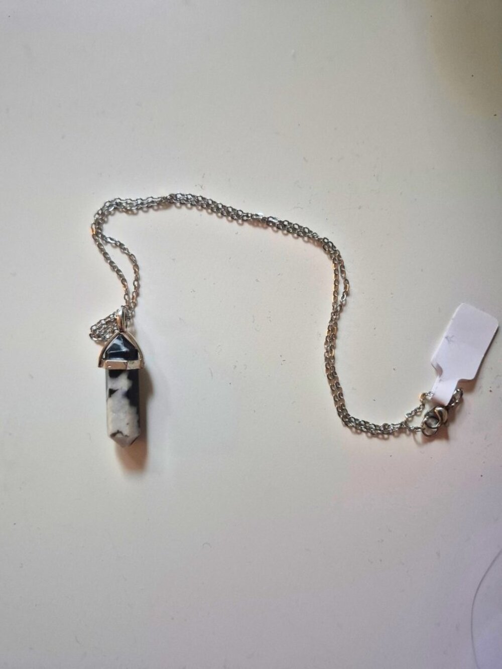 Zebra Jasper Gemstone Necklace - Picture 2 of 3